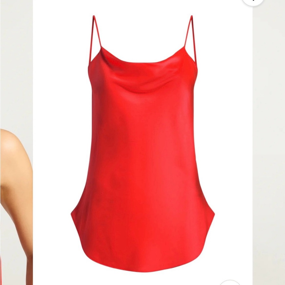 Cinq a Sept Marta Silk Cami in Rose